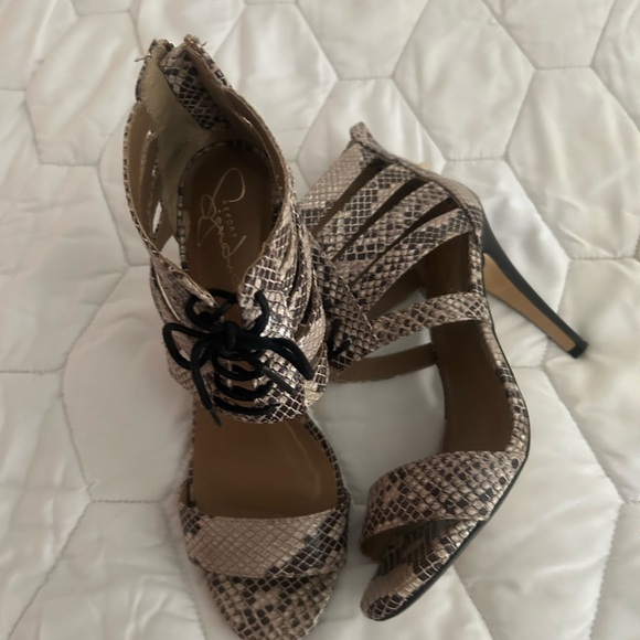 Snake print sandals - Picture 3 of 9